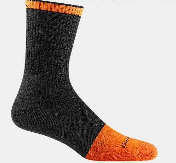 Darn Tough Steely Micro Crew Midweight Work Sock 1