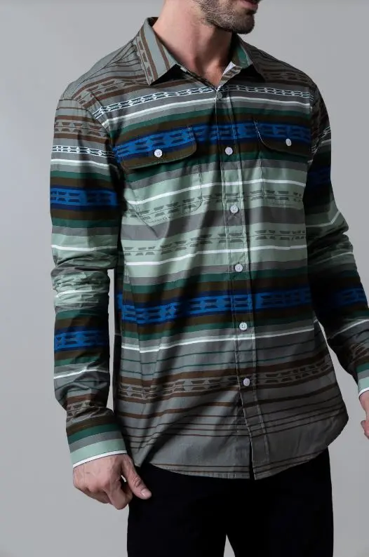 Kimes Ranch Pueblo Stripe Shirt 1