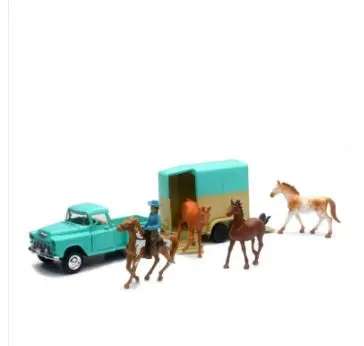 M&F Valley Ranch Stepside 1955 Chevy Truck Playset 1