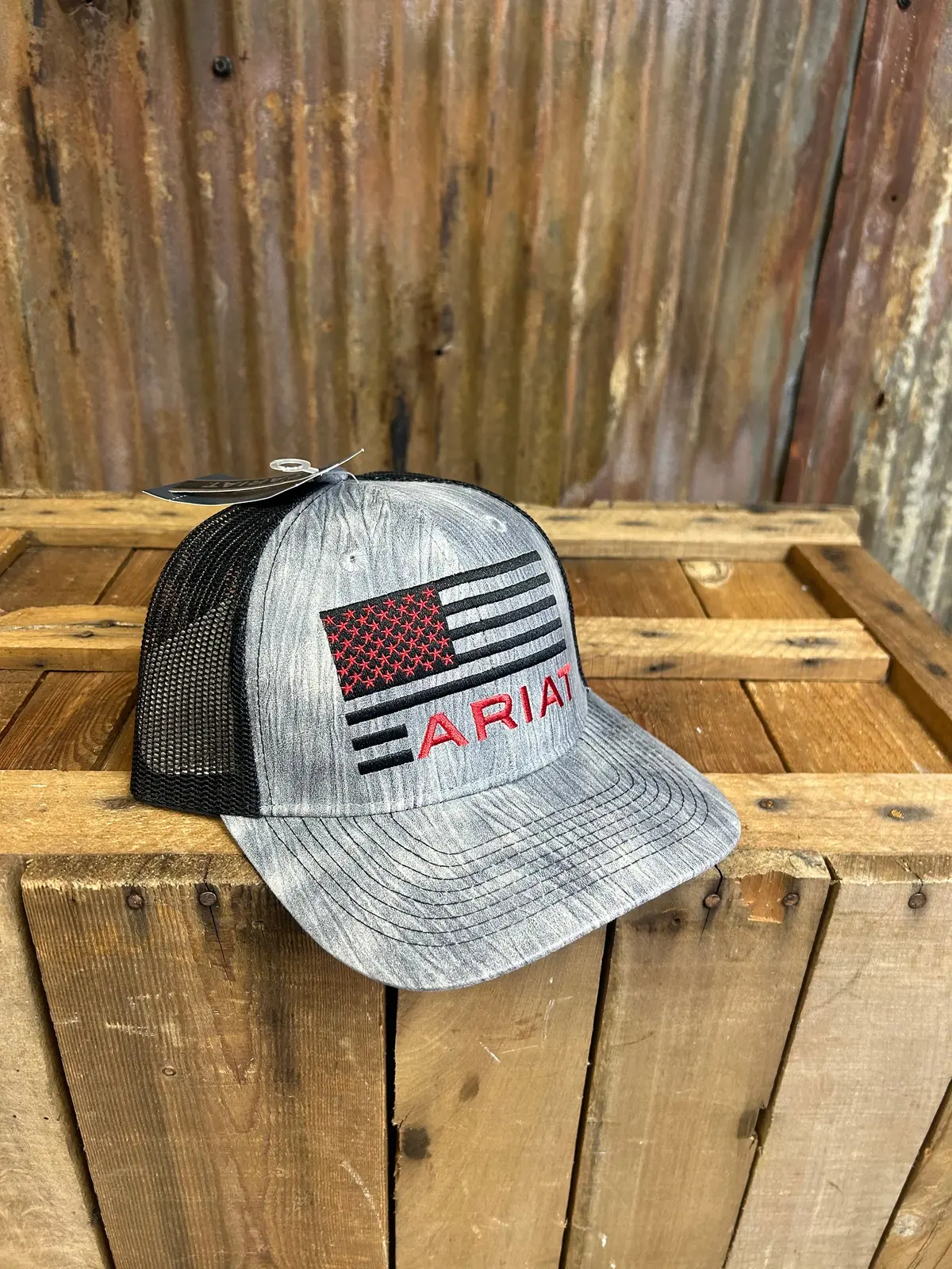Ariat Embroidered Flag Youth Hat 1