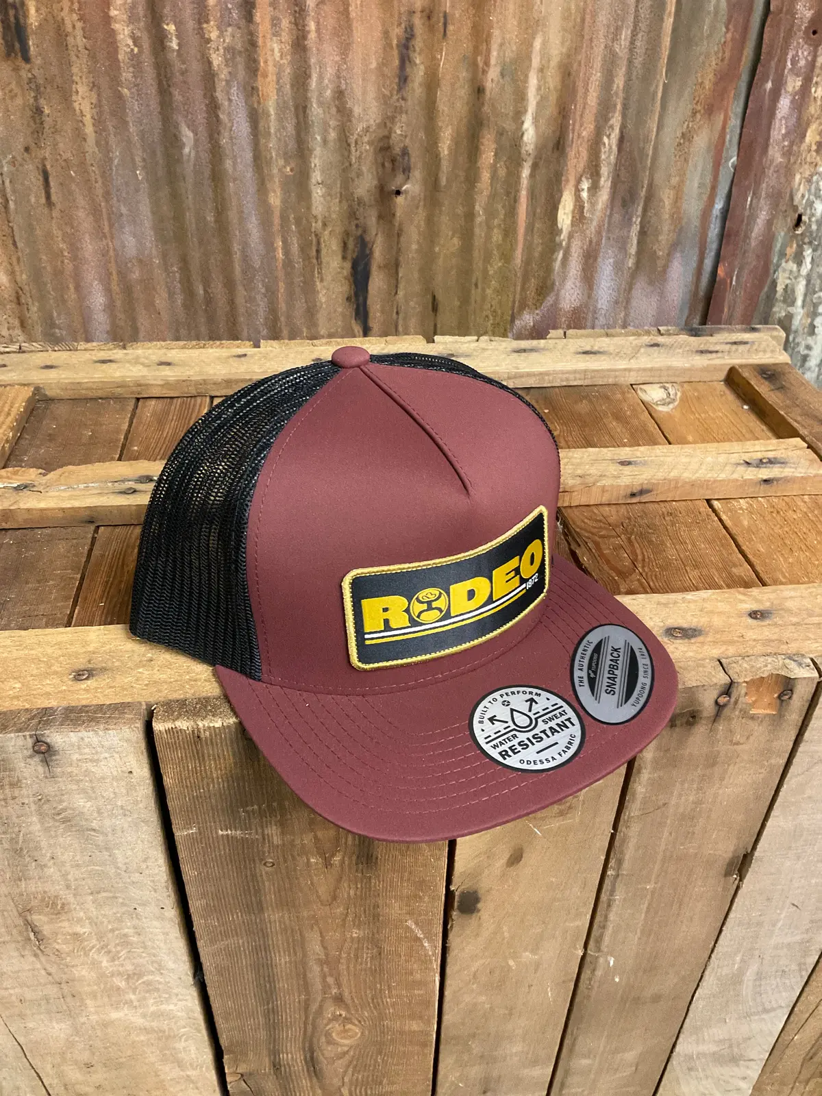 Hooey "Rodeo" Maroon Ballcap 1
