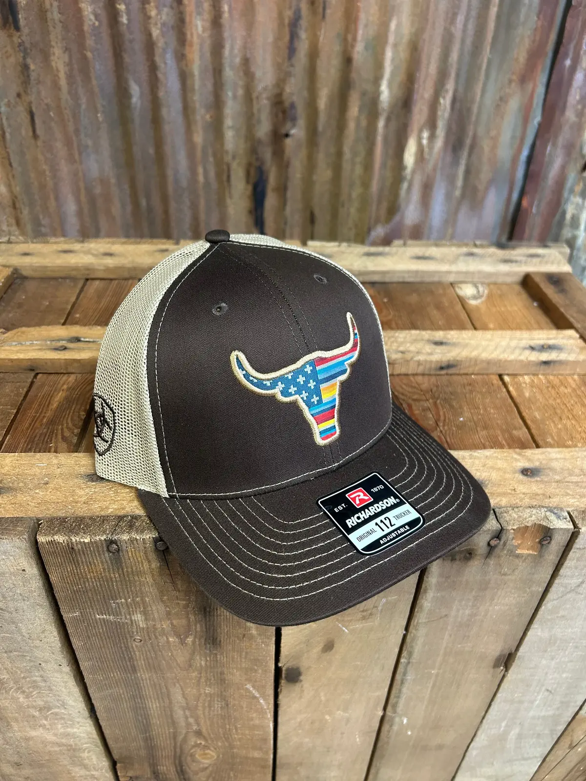 Ariat Serape Flag Bull Hat 1