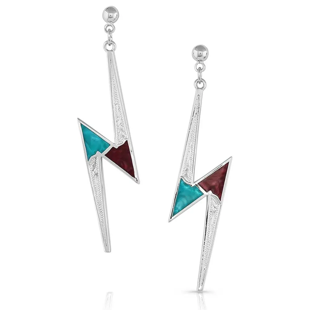 Montana Silversmiths Lightning Bolt Earrings 1