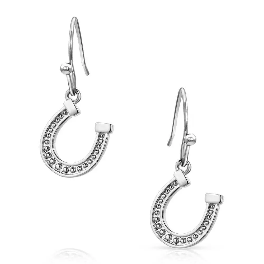 Montana Silversmith Dainty Horseshoe Earrings 1