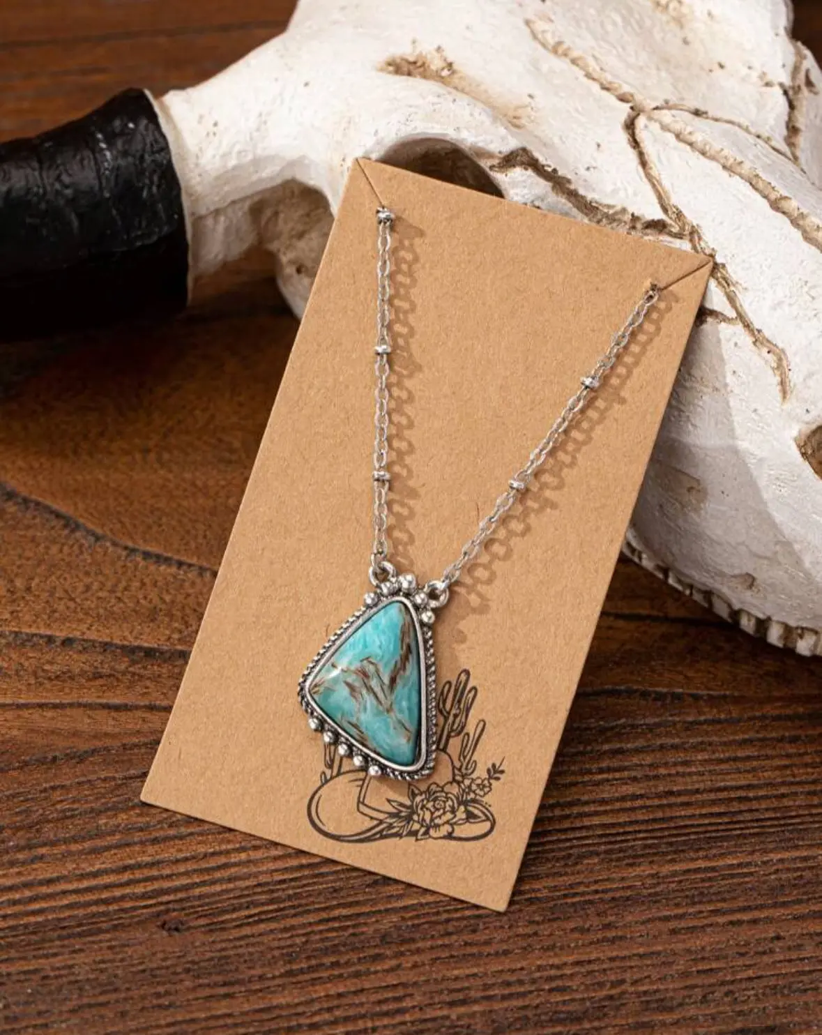 Turquoise Pendant Necklace 1