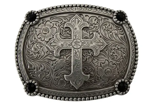 M&F Western Floral Cross Buckle 1