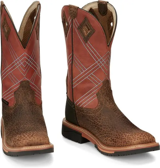 Justin Dalhart 12" Waterproof Work Boot 1