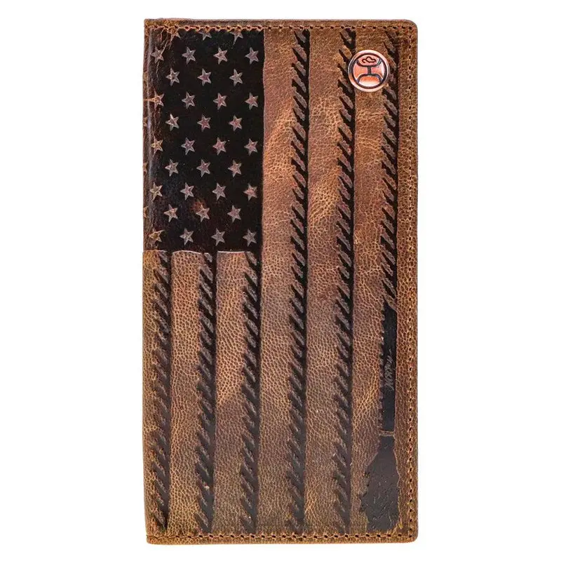 Hooey "Liberty Roper" Brown Rodeo Hooey Wallet 1