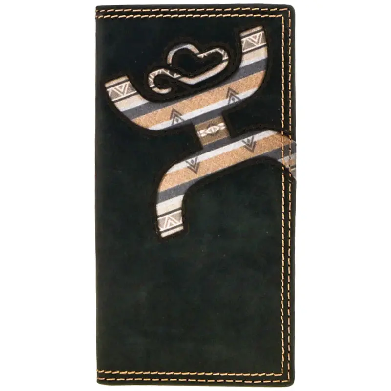 "Hooey Original " Rodeo Wallet Black W/Lakota Print 1