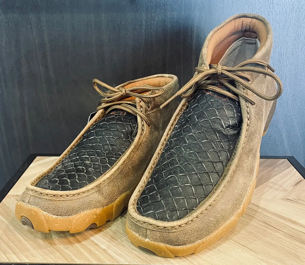 Twisted X Bass Print Original Driving Moc 1