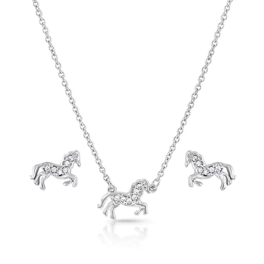 Montana Silversmiths All The Pretty Horses Jewelry Set 1
