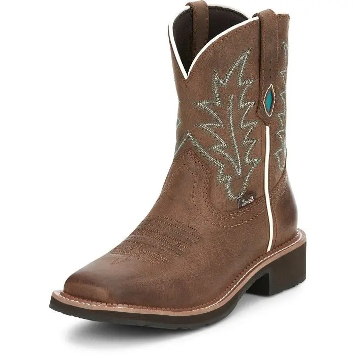 Justin 8" Ema Square Toe Western Boot 1