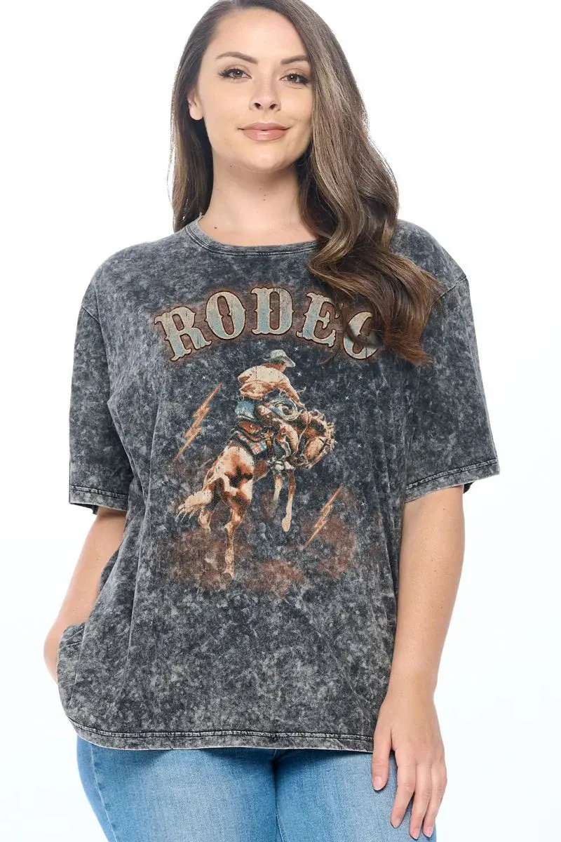 Zutter Rodeo Vintage Curvy Tee 1