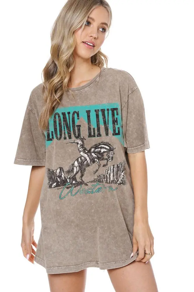 Zutter Long Live Western T-Shirt 1