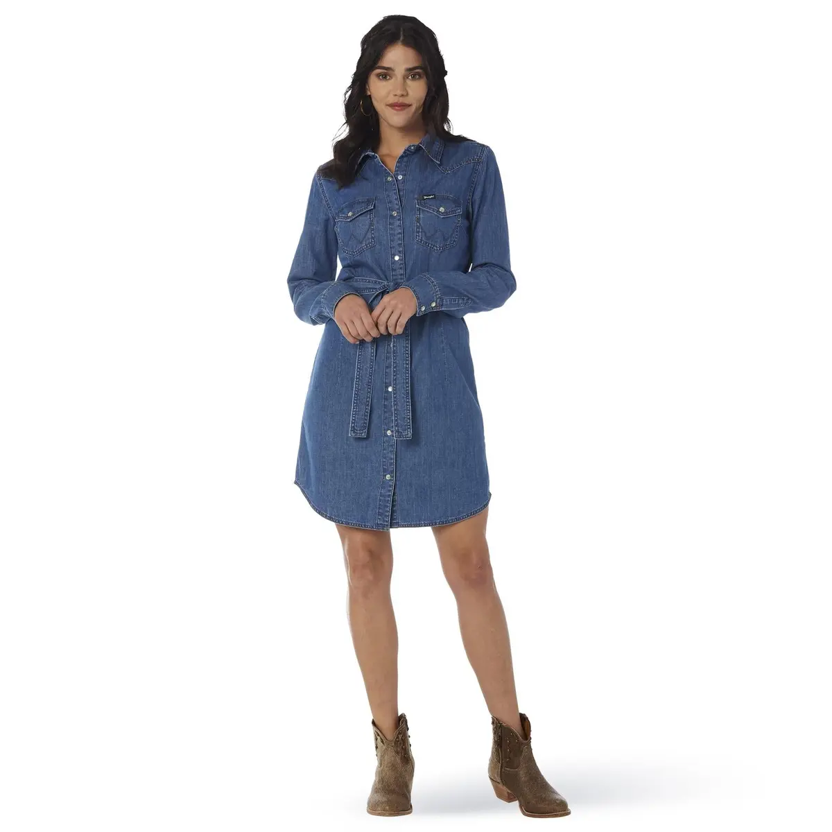 Wrangler® Western Fashion Dress Mid Denim 1