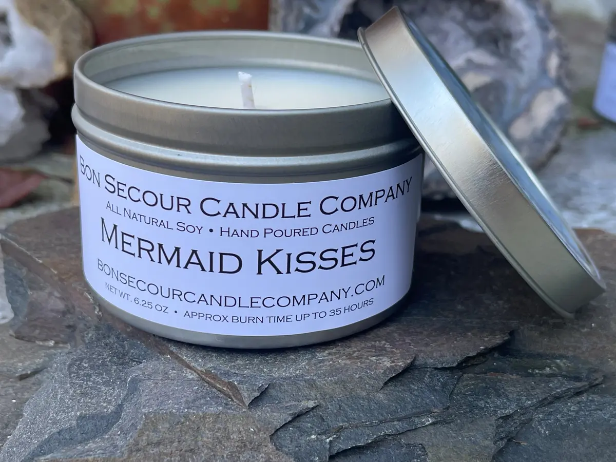Mermaid Kisses Soy Candle Tin 1