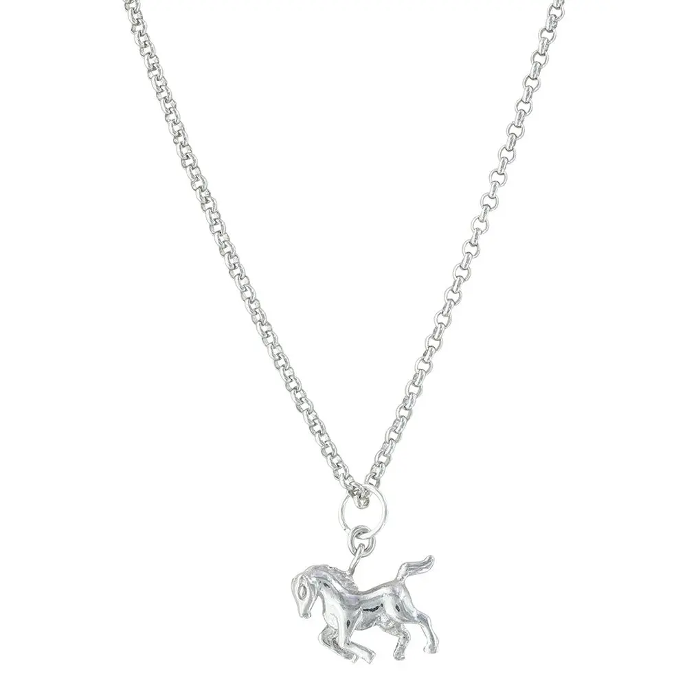 Montana Silversmiths Prancing Horse Necklace 1