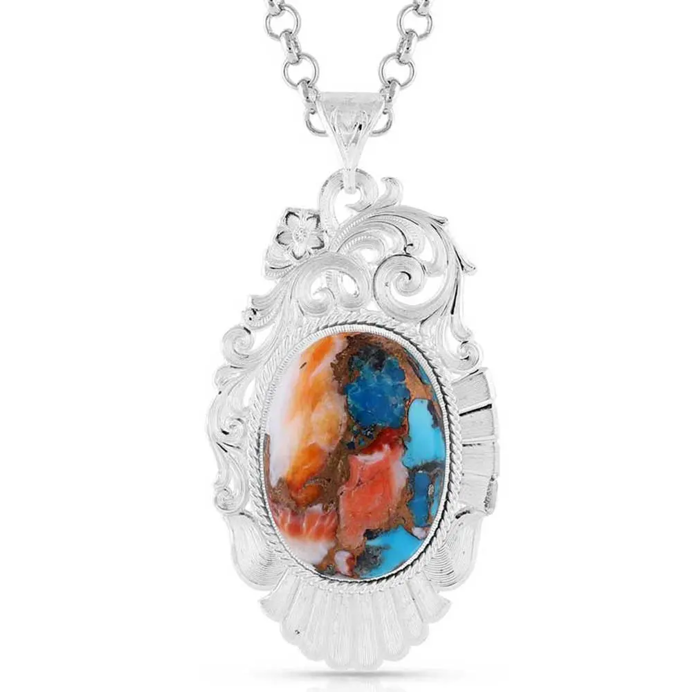 Montana Silversmiths Swiftcurrent Glacial Stone Necklace 1
