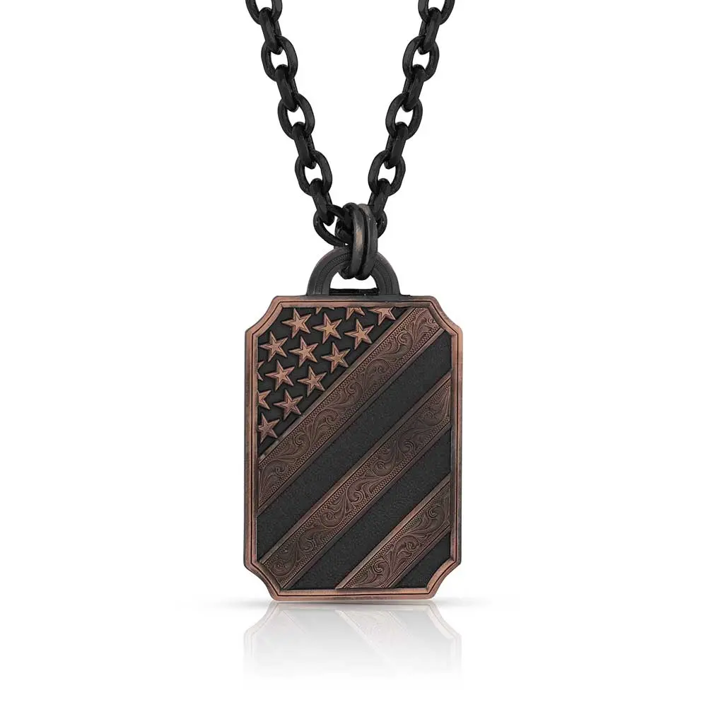 Montana Silversmiths All American Bronze Necklace 1