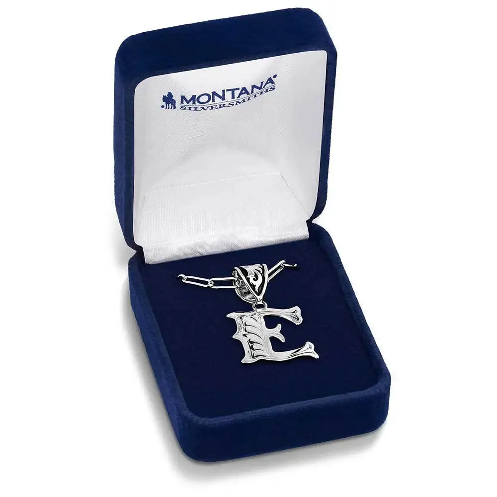 Western Initial E Necklace 2