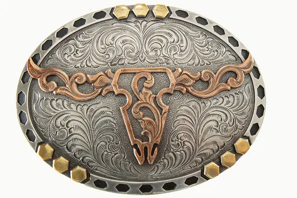 M&F Western Longhorn Buckle 1