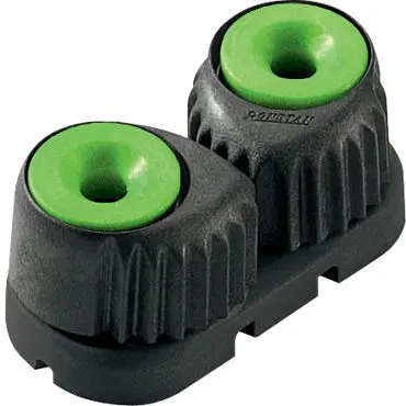 Ronstan Large ‘C-Cleat’ Cam Cleat Green, Black Base 1