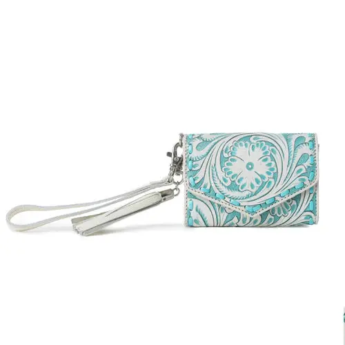 Myra Elise Hand-Tooled Leather Wallet 1