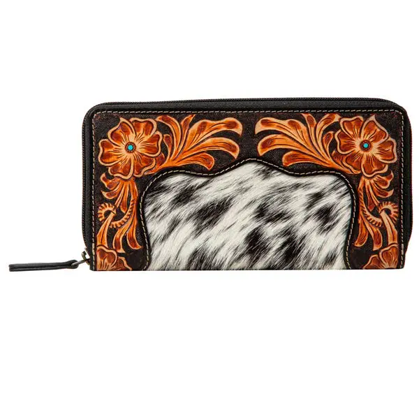 Myra Rose Of The Desert Hand Tooled Wallet 1