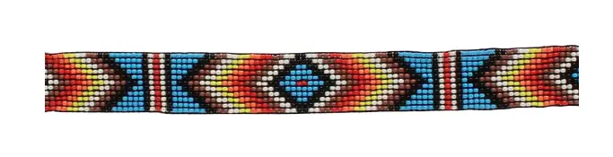 Twister Beaded Hatband 1