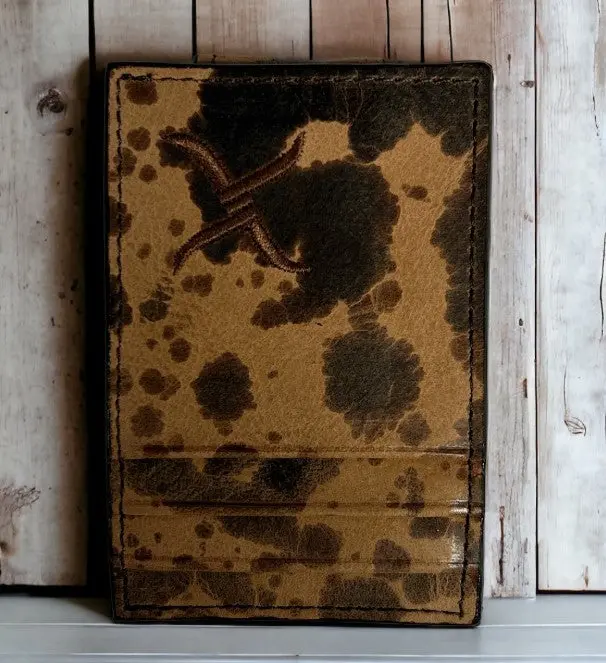 Twisted X Money Clip With Brown Symbol 1