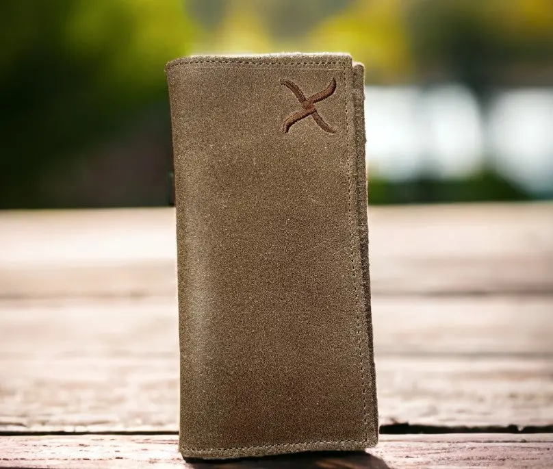 Twisted X Rodeo Wallet With Brown Logo 1