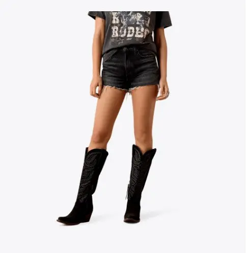 Ariat Women's Ultra High Rise Calamity Tomboy 3" Shorts 1