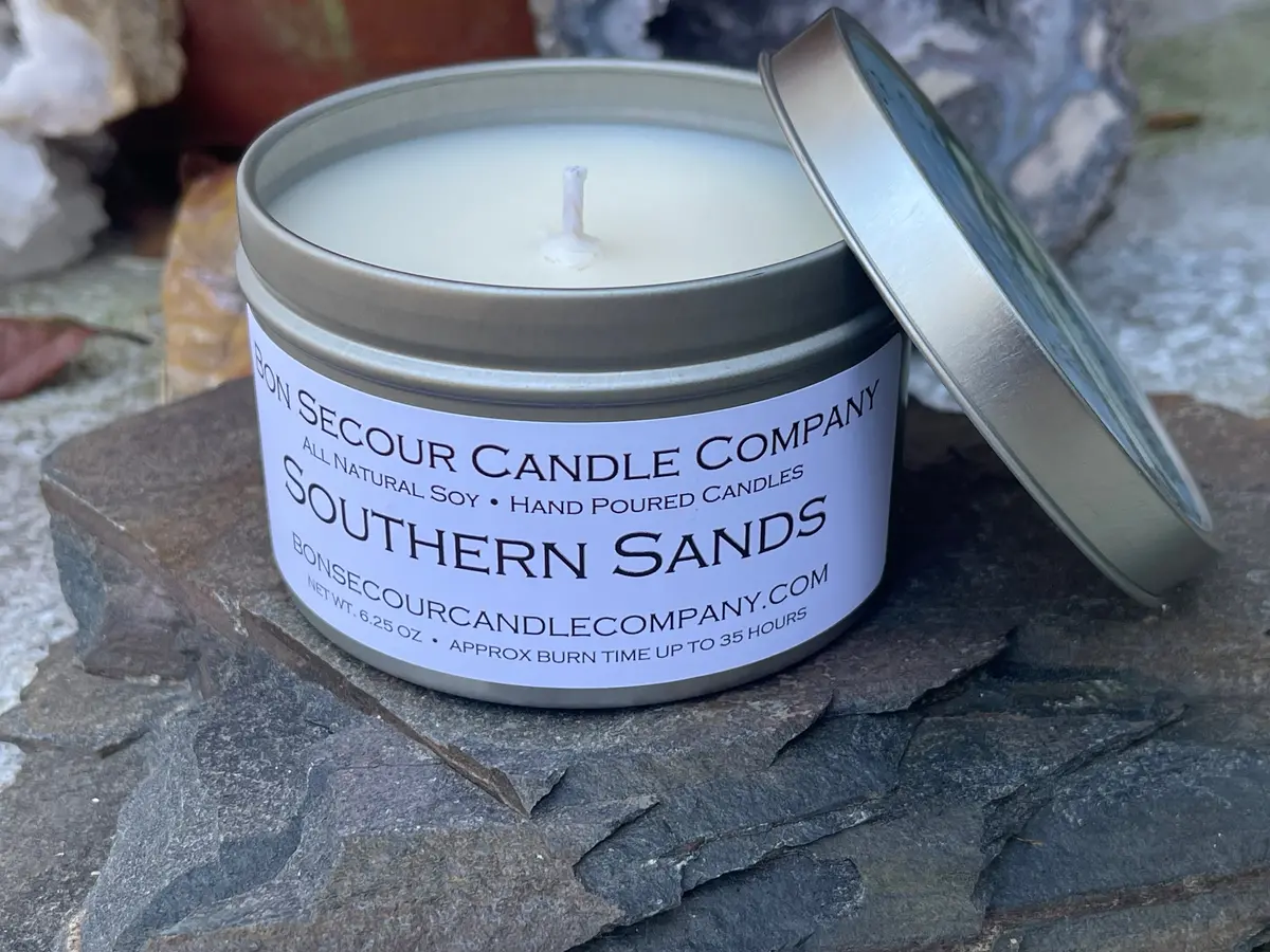 Southern Sands Soy Candle Tin 1