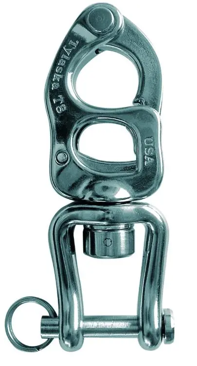 Tylaska 3 3/4" T8 Clevis Bail Snap Shackle 1