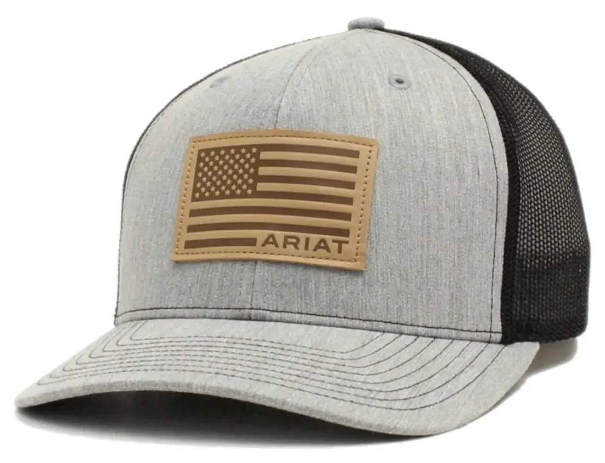Ariat Usa Flag Rubber Patch Hat 1