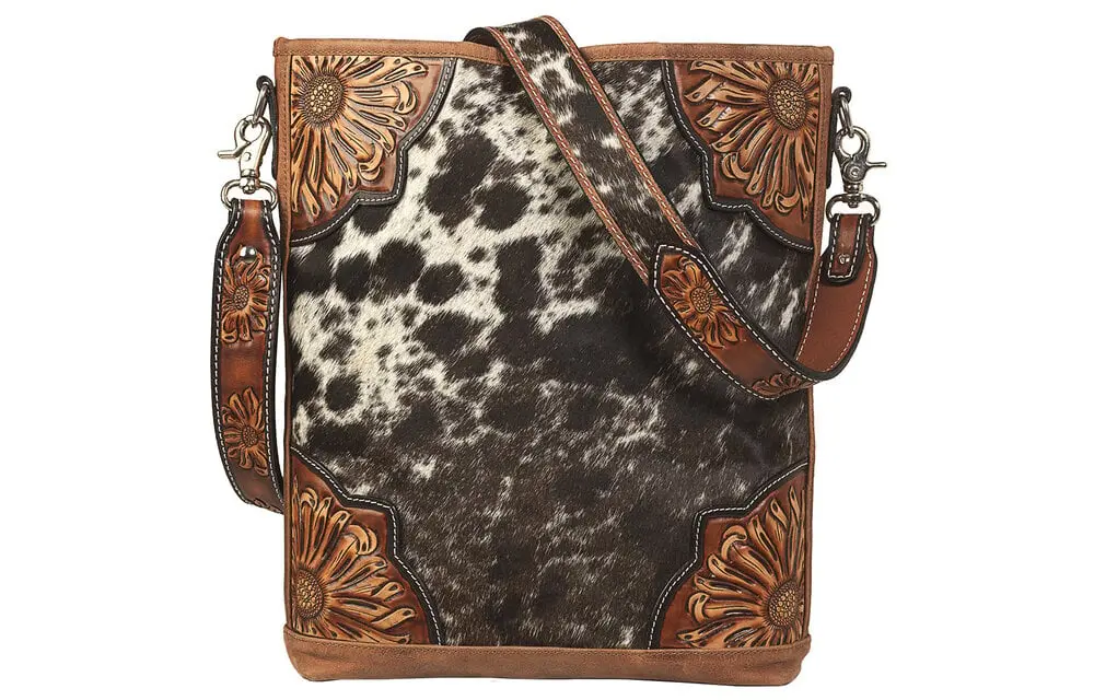 Angel Ranch Spotted Calf Hair Conceal Carry Crossbody 1