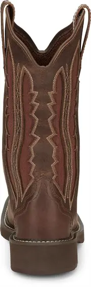 Justin 11" Paisley Spice Square Toe Western Boot 4