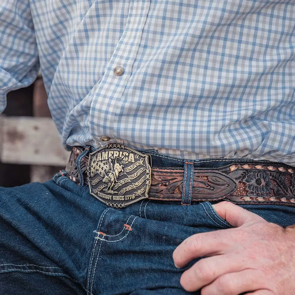 Montana Silversmiths Cowboy Since 1776 Attitude Buckle 2