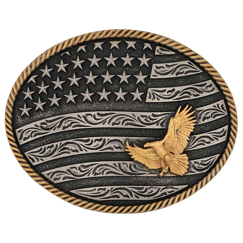 Montana Silversmiths Freedom's Majesty Attitude Buckle 1