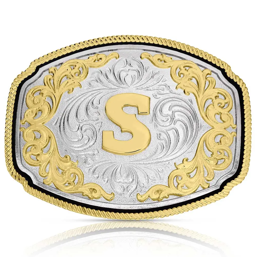 Montana Silversmiths Western Initial S Buckle 1