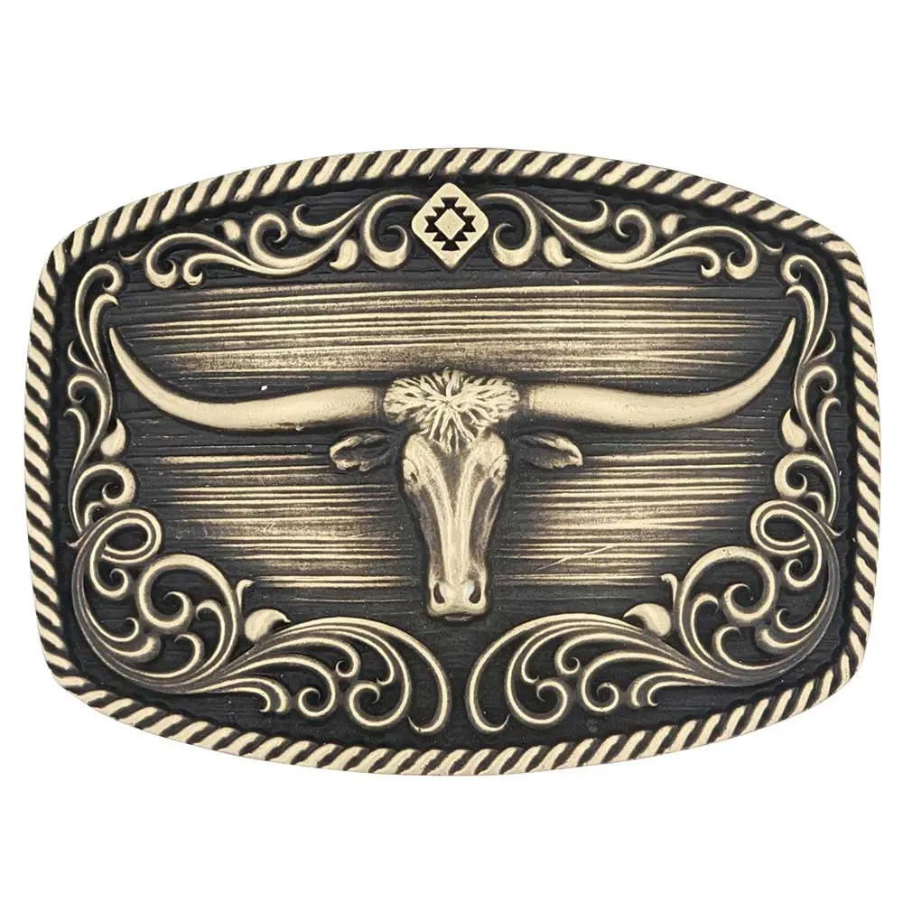 Montana Silversmith Longhorn Legend Heritage Attitude Buckle 1