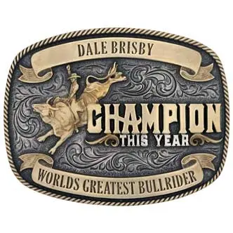 Montana Silversmith Champion Dale Brisby Attitude Buckle 1
