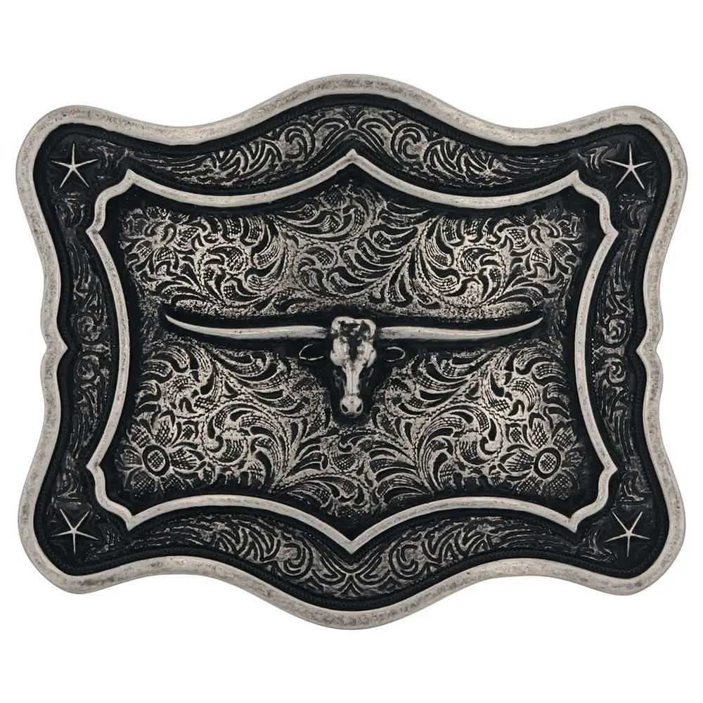 Montana Silversmith Get The Horns Attitude Buckle 1