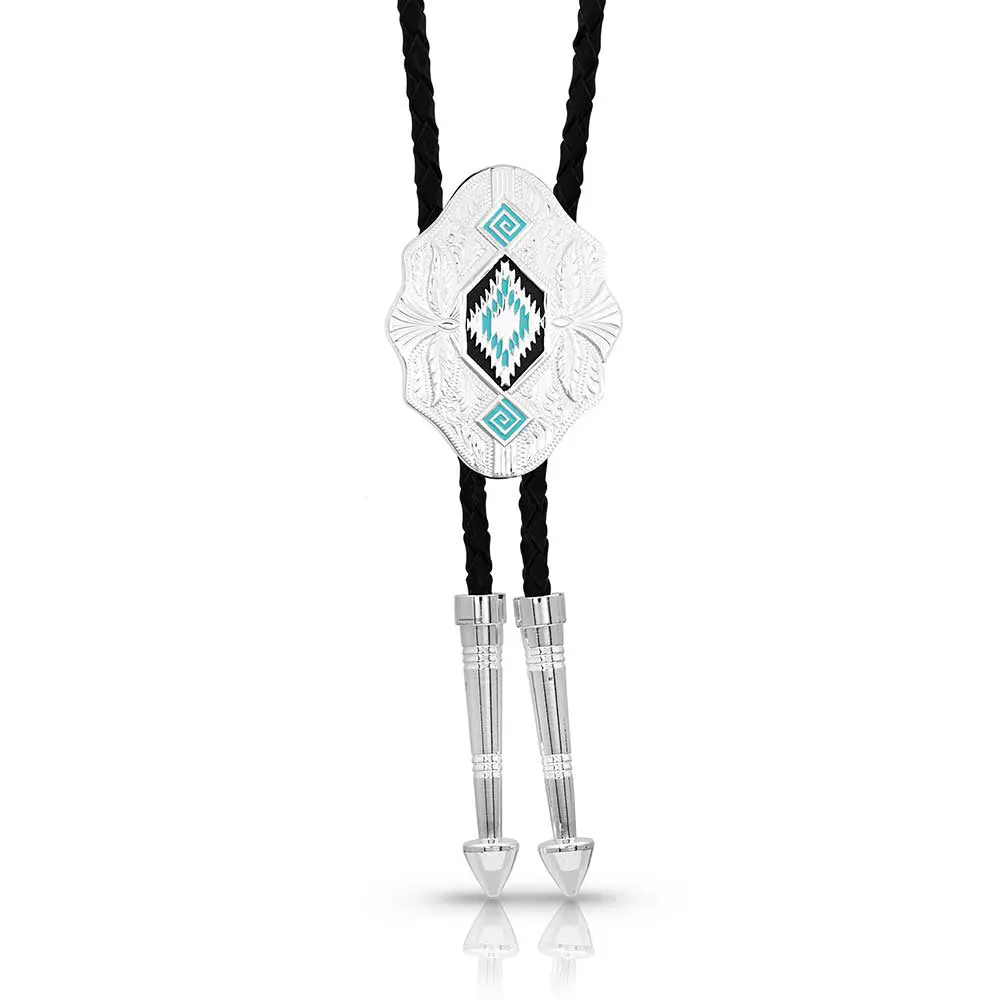 Montana Silversmiths Southwest Skies Scalloped Bolo Tie 1