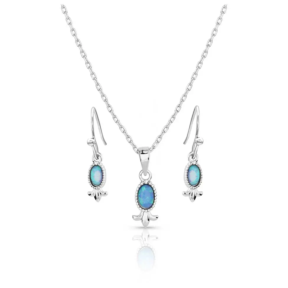 Montana Silversmith Opal Flourish Jewelry Set 1
