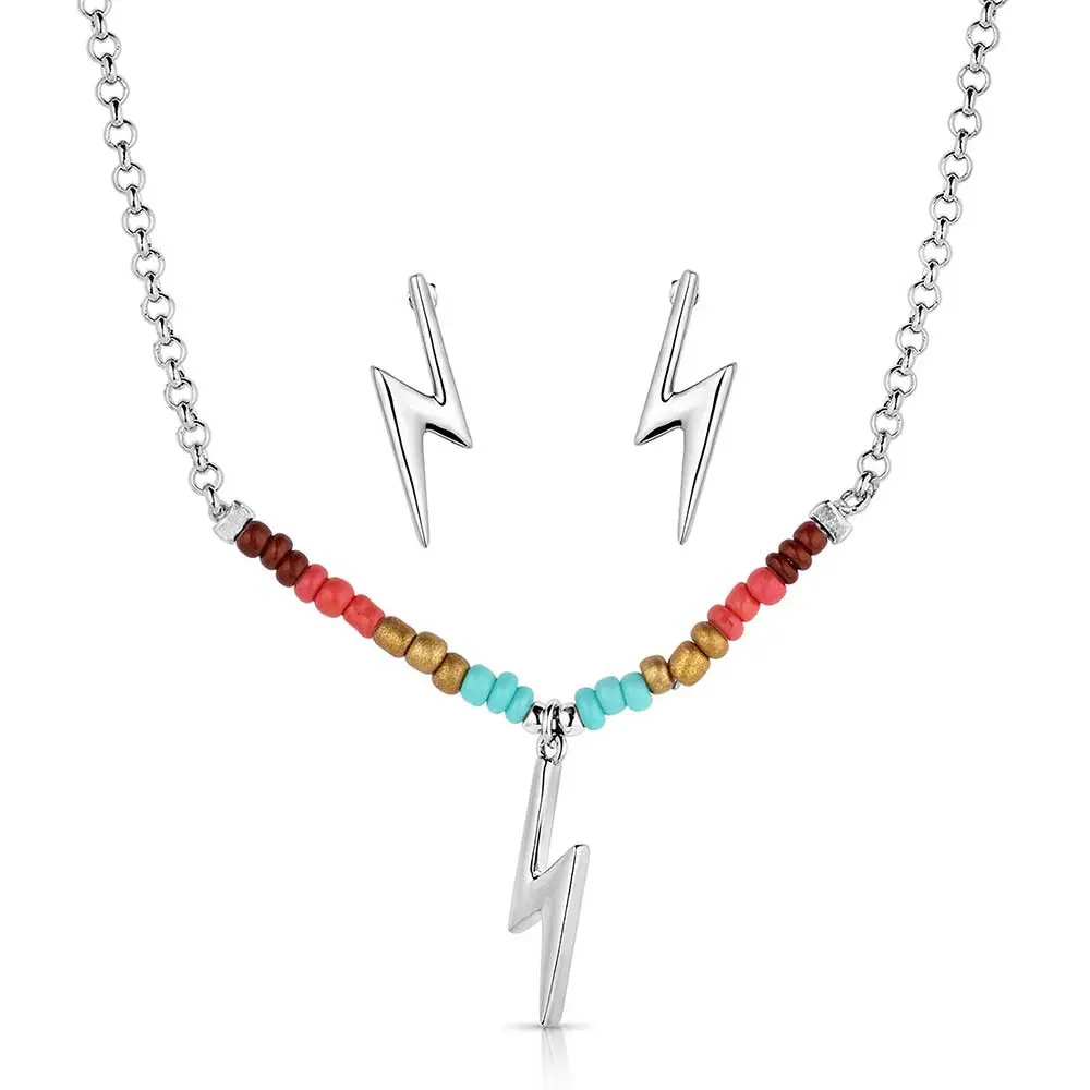 Montana Silversmith Colorstruck Lightning Bolt Beaded Jewelry Set 1
