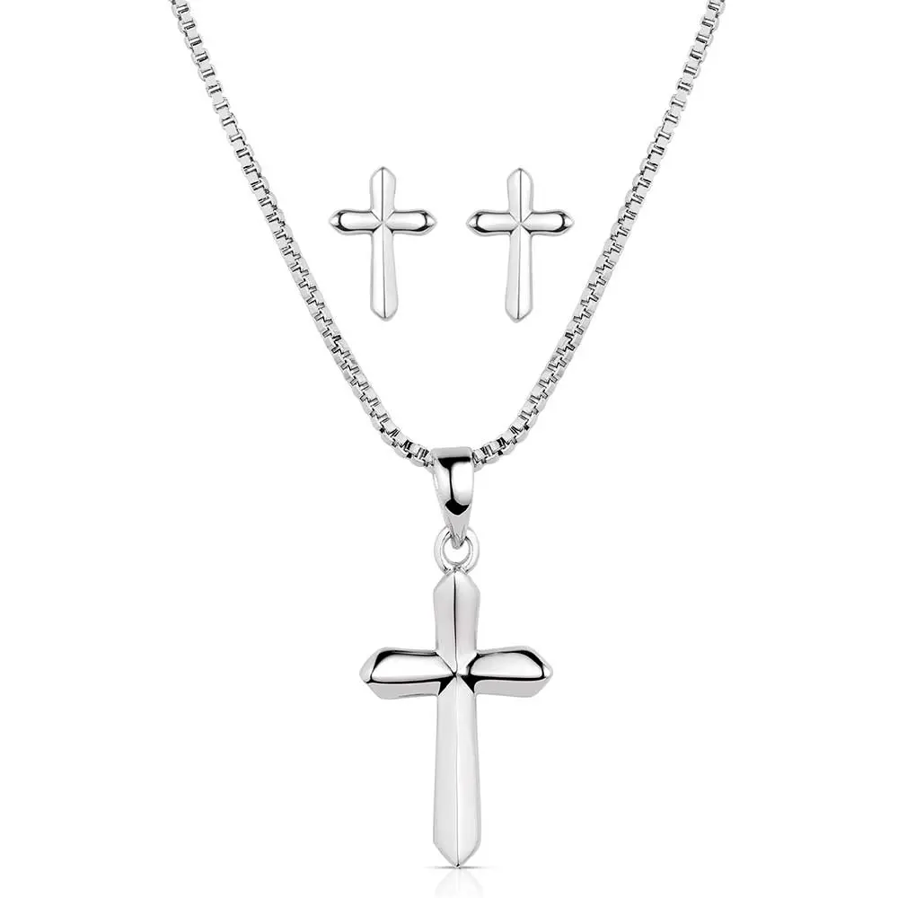 Montana Silversmiths True Belief Jewelry Set 1