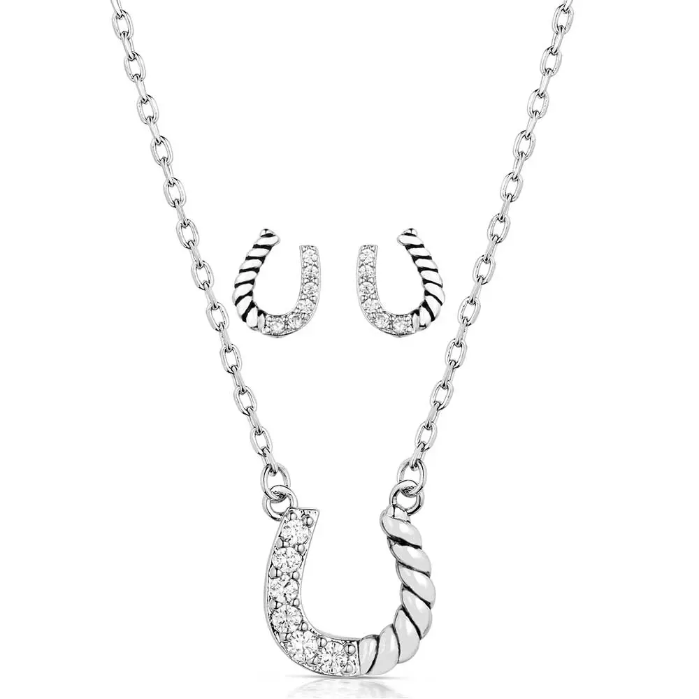 Montana Silversmith Roping Luck Jewelry Set 1