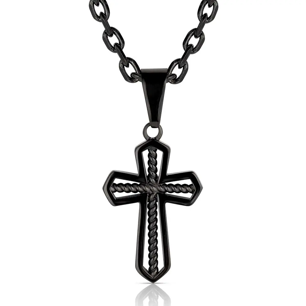 Through The Darkest Night Cross Necklace 1