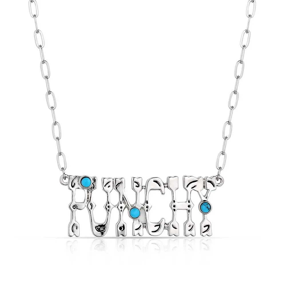 Montana Silversmiths Punchy Charm Turquoise Necklace 1